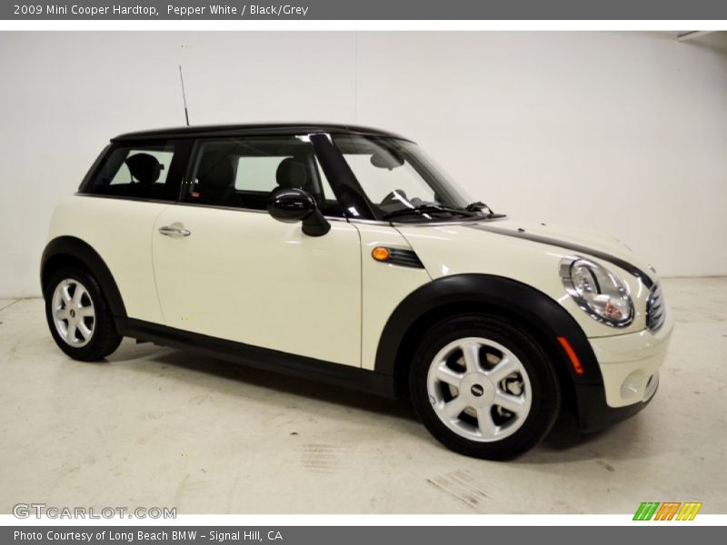 Pepper White / Black/Grey 2009 Mini Cooper Hardtop