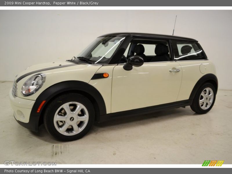 Pepper White / Black/Grey 2009 Mini Cooper Hardtop