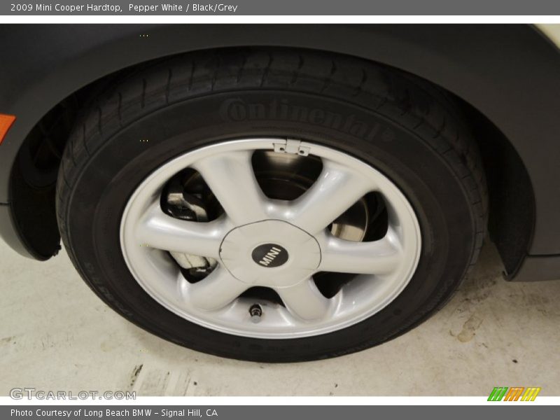 Pepper White / Black/Grey 2009 Mini Cooper Hardtop