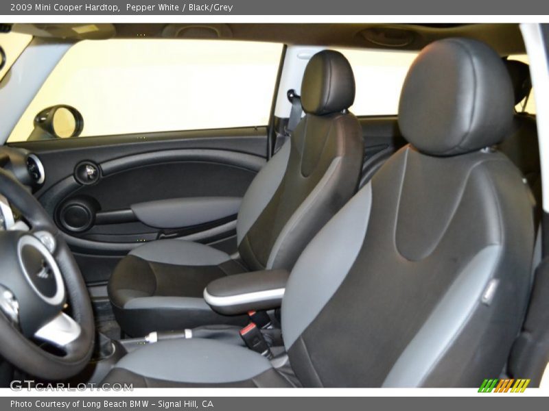 Pepper White / Black/Grey 2009 Mini Cooper Hardtop