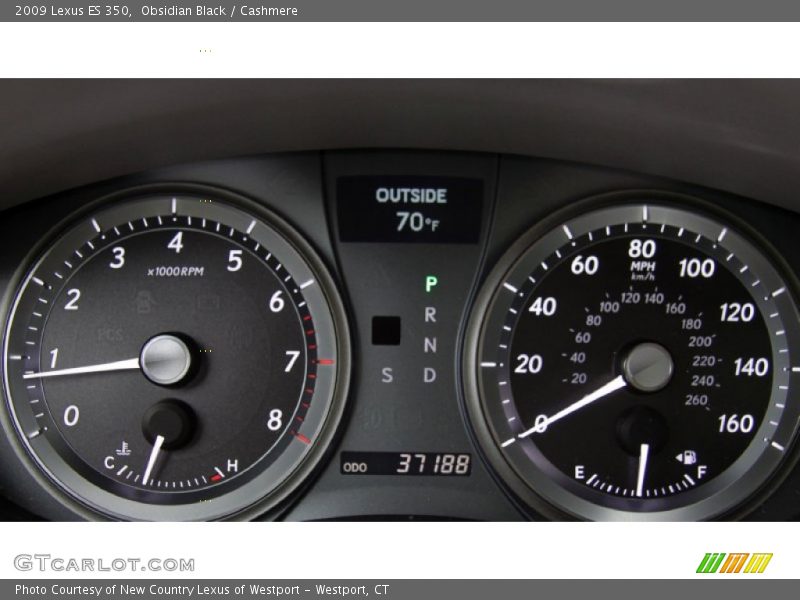 Obsidian Black / Cashmere 2009 Lexus ES 350