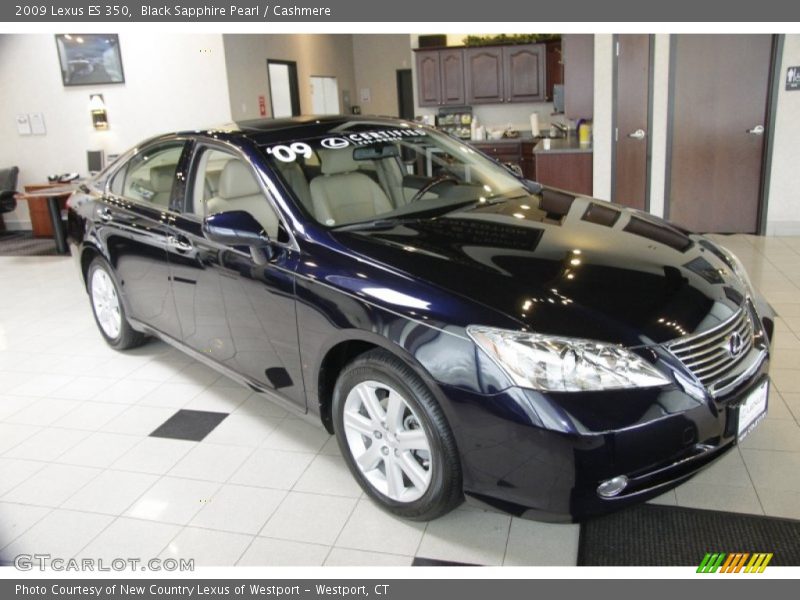 Black Sapphire Pearl / Cashmere 2009 Lexus ES 350
