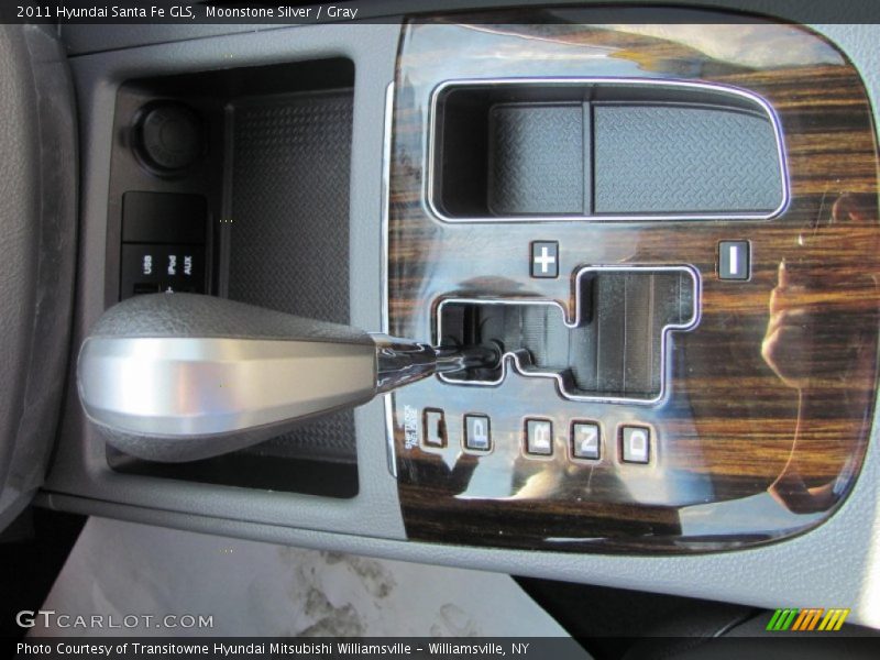 Moonstone Silver / Gray 2011 Hyundai Santa Fe GLS