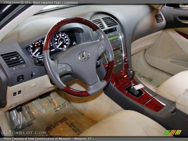 Black Sapphire Pearl / Cashmere 2009 Lexus ES 350