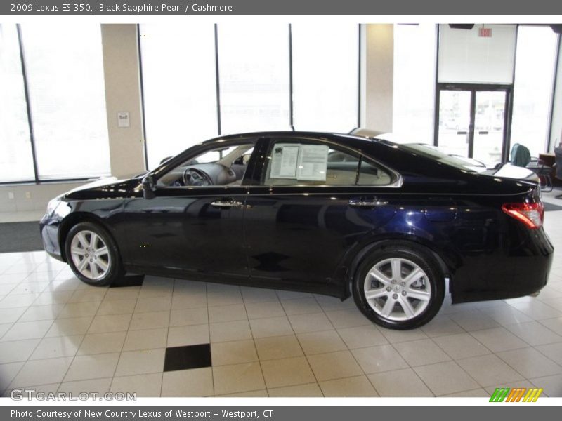 Black Sapphire Pearl / Cashmere 2009 Lexus ES 350