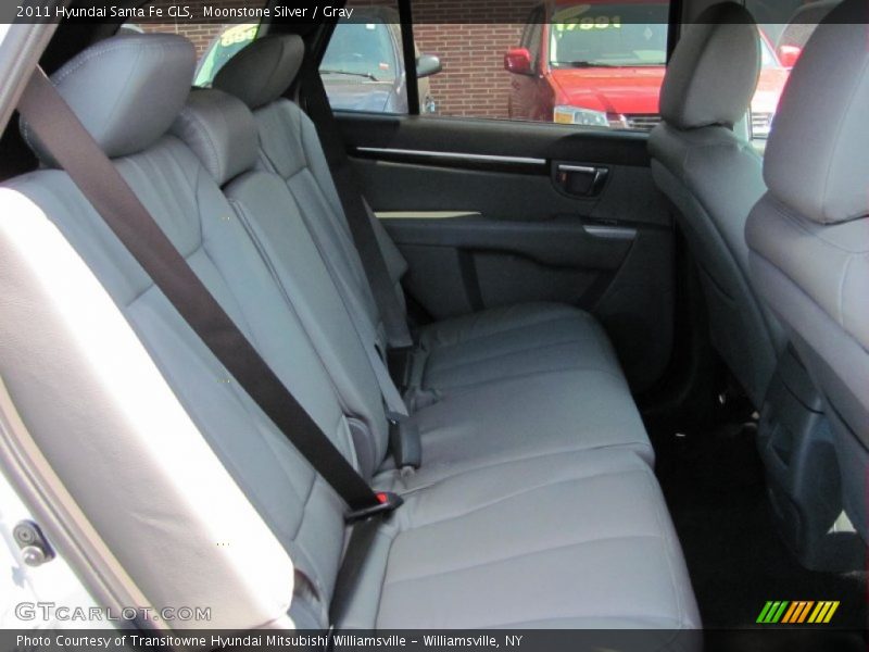 Moonstone Silver / Gray 2011 Hyundai Santa Fe GLS