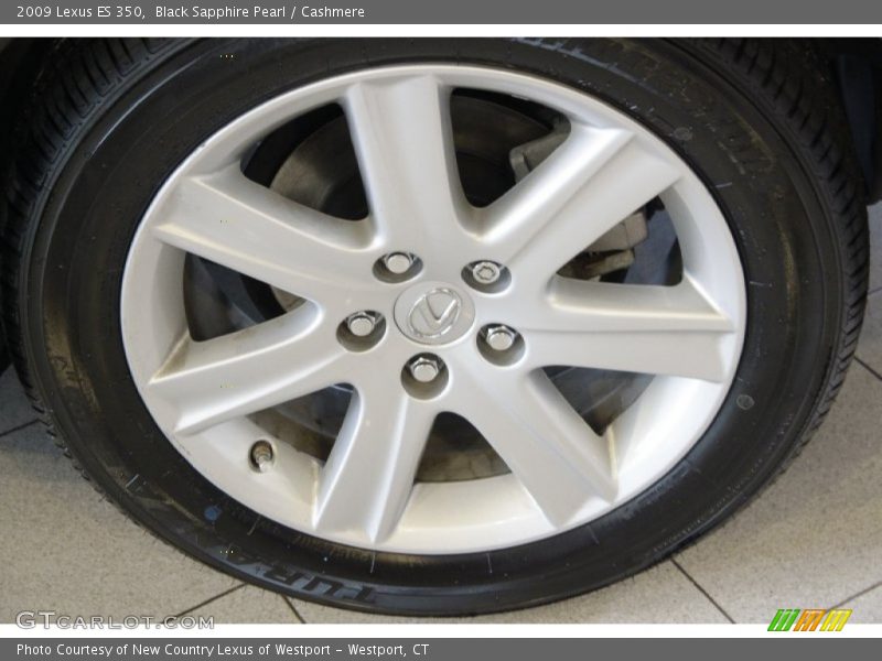 Black Sapphire Pearl / Cashmere 2009 Lexus ES 350