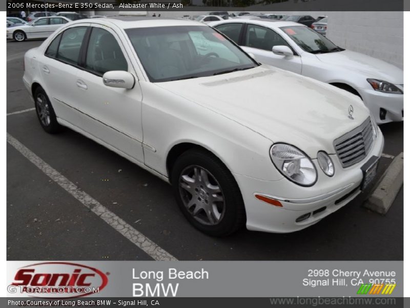 Alabaster White / Ash 2006 Mercedes-Benz E 350 Sedan