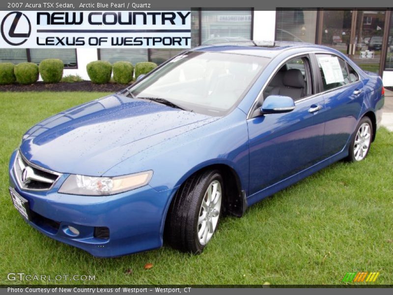 Arctic Blue Pearl / Quartz 2007 Acura TSX Sedan