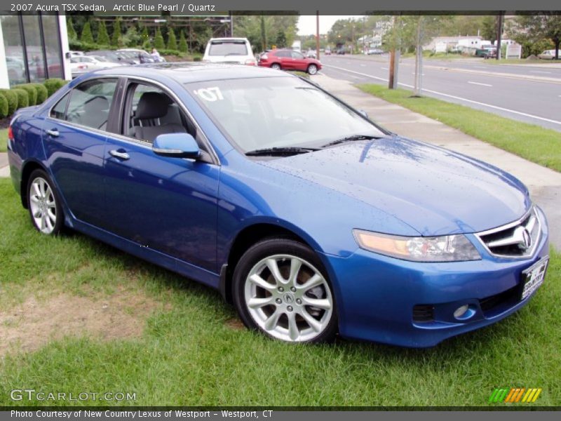 Arctic Blue Pearl / Quartz 2007 Acura TSX Sedan