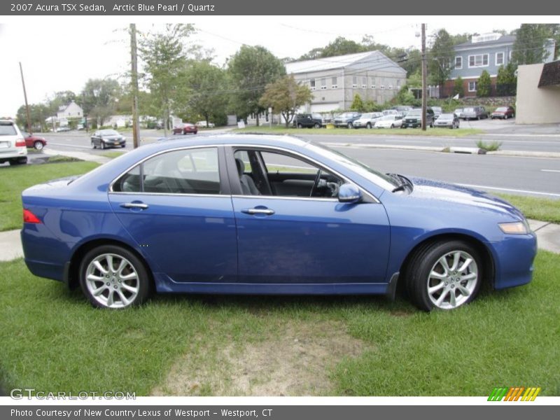 Arctic Blue Pearl / Quartz 2007 Acura TSX Sedan