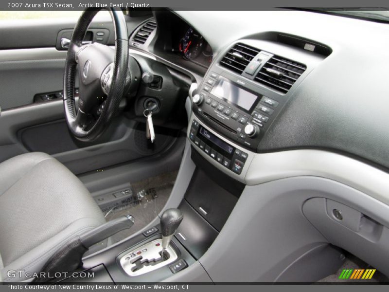 Arctic Blue Pearl / Quartz 2007 Acura TSX Sedan