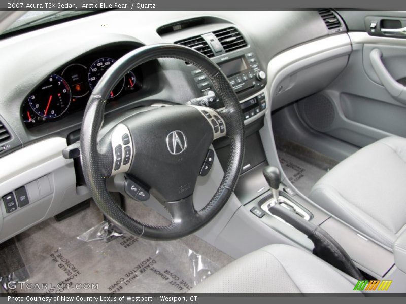 Arctic Blue Pearl / Quartz 2007 Acura TSX Sedan