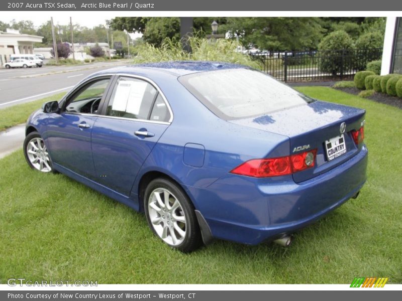 Arctic Blue Pearl / Quartz 2007 Acura TSX Sedan