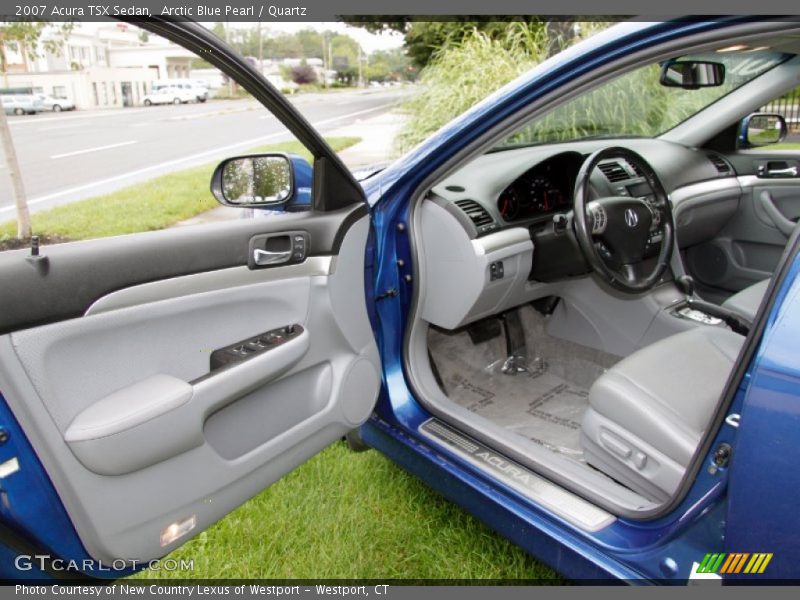 Arctic Blue Pearl / Quartz 2007 Acura TSX Sedan