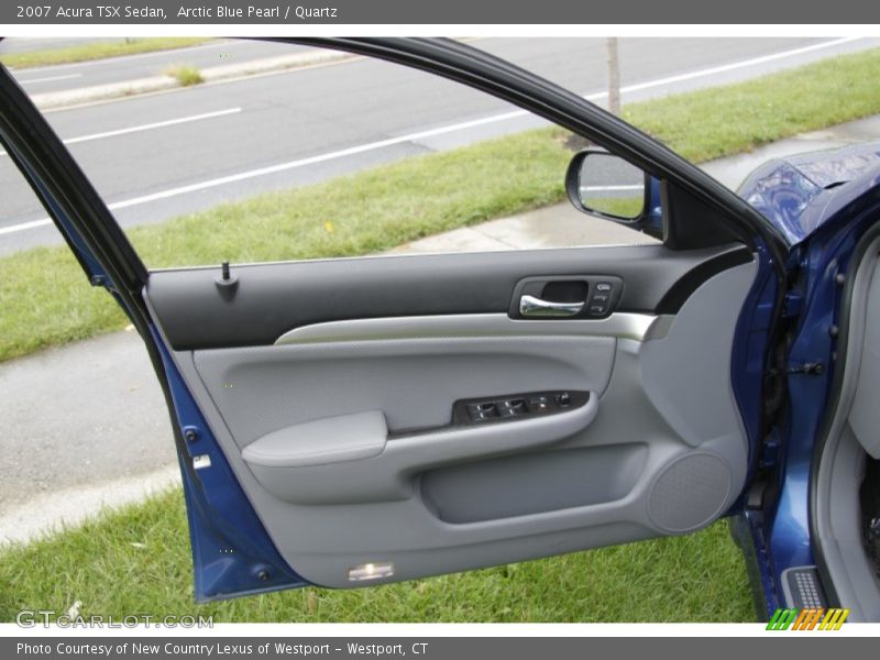Arctic Blue Pearl / Quartz 2007 Acura TSX Sedan