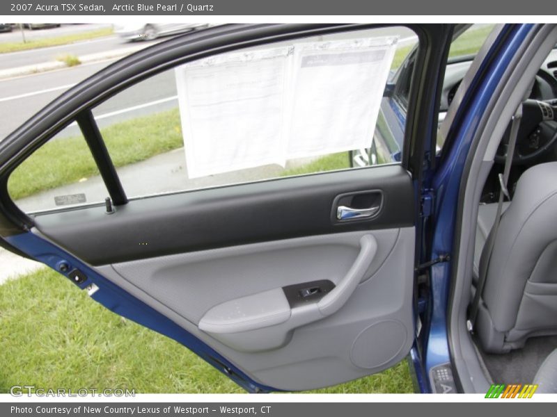 Arctic Blue Pearl / Quartz 2007 Acura TSX Sedan