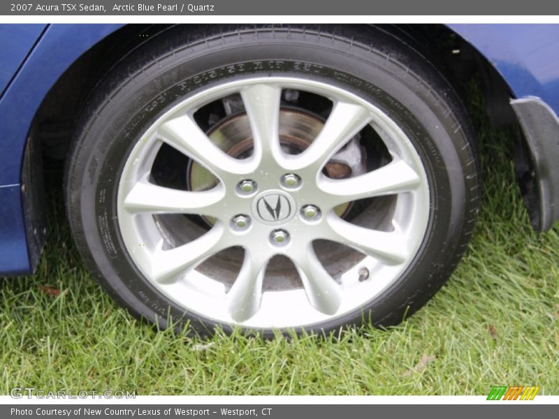 Arctic Blue Pearl / Quartz 2007 Acura TSX Sedan