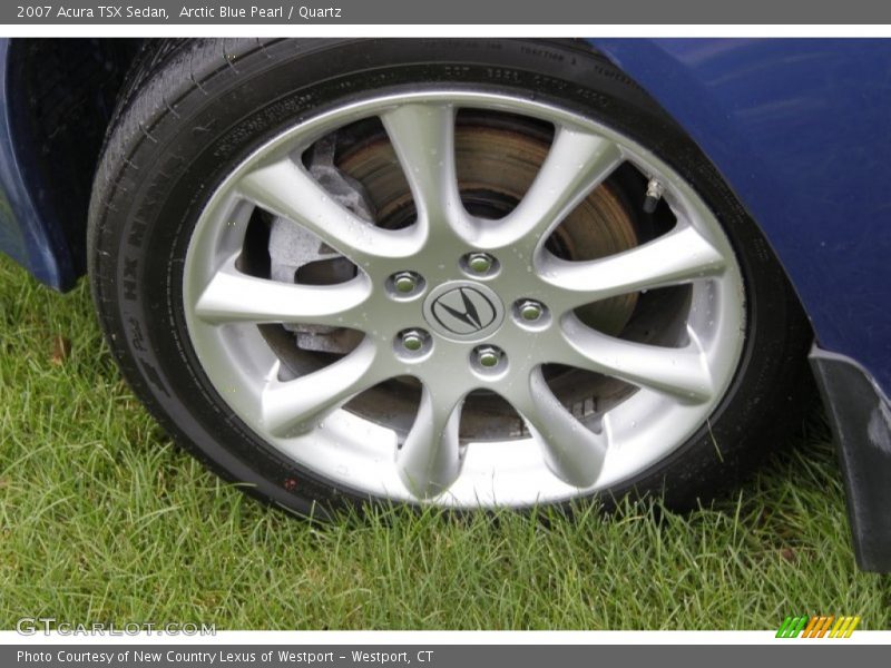 Arctic Blue Pearl / Quartz 2007 Acura TSX Sedan