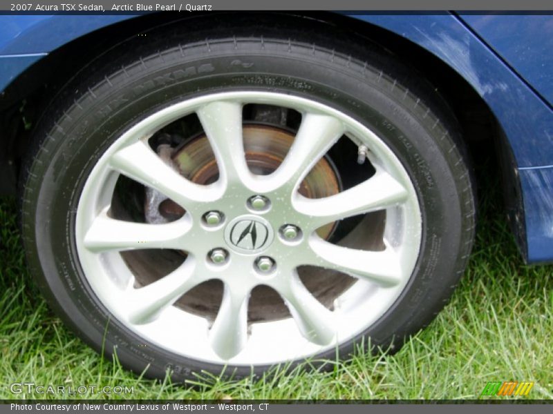 Arctic Blue Pearl / Quartz 2007 Acura TSX Sedan