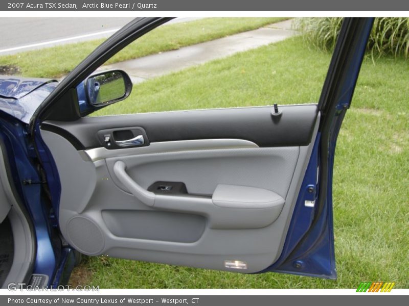 Arctic Blue Pearl / Quartz 2007 Acura TSX Sedan