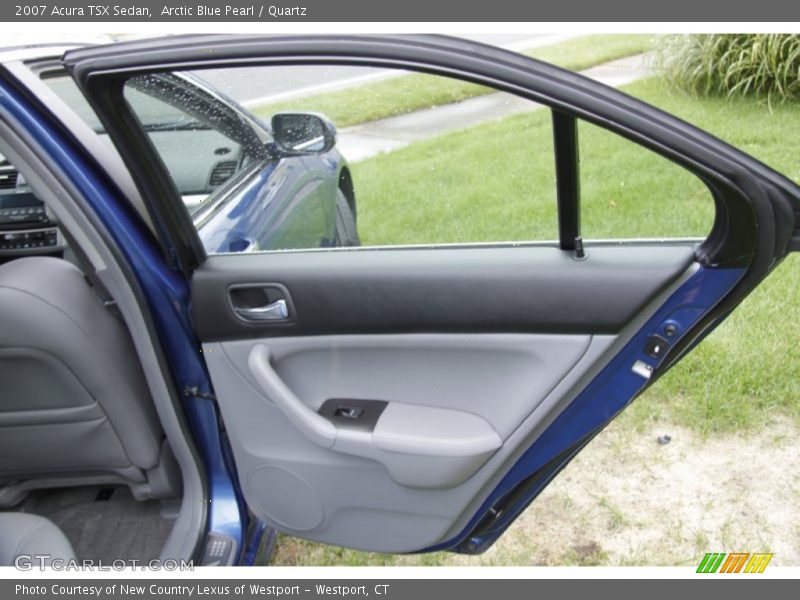 Arctic Blue Pearl / Quartz 2007 Acura TSX Sedan