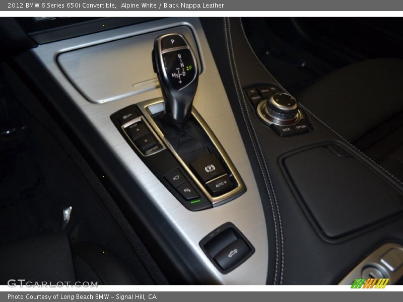 Alpine White / Black Nappa Leather 2012 BMW 6 Series 650i Convertible