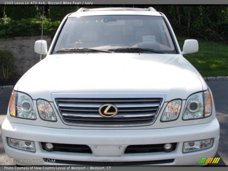 Blizzard White Pearl / Ivory 2003 Lexus LX 470 4x4