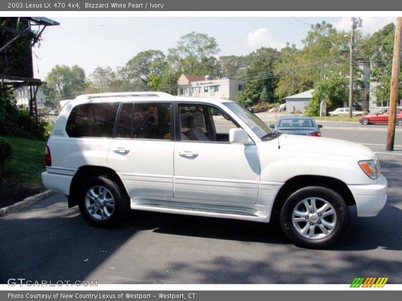 Blizzard White Pearl / Ivory 2003 Lexus LX 470 4x4