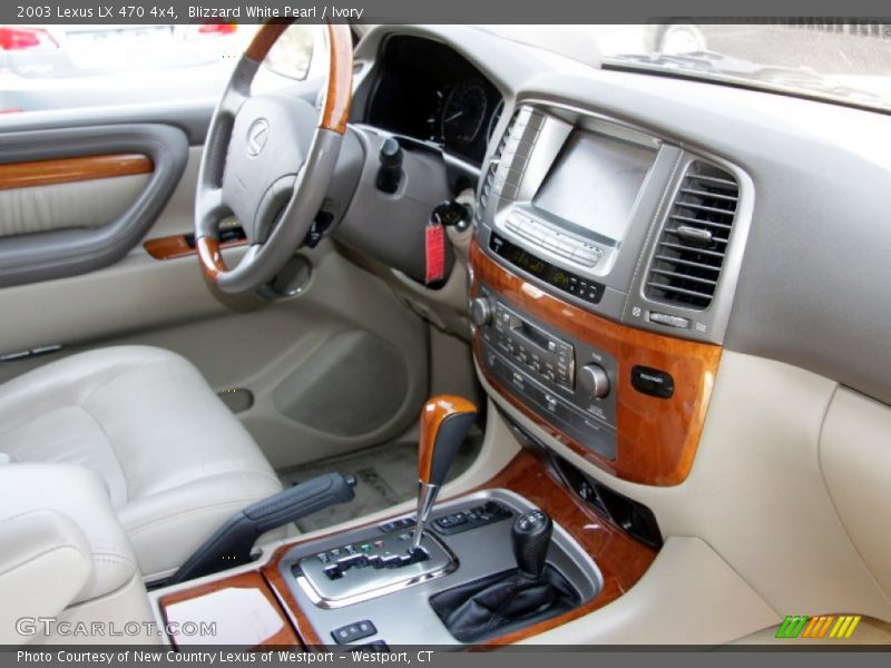 Blizzard White Pearl / Ivory 2003 Lexus LX 470 4x4