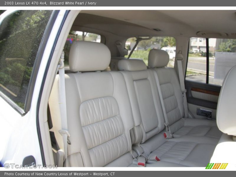 Blizzard White Pearl / Ivory 2003 Lexus LX 470 4x4