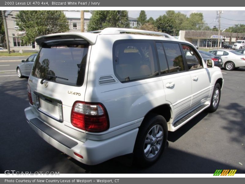 Blizzard White Pearl / Ivory 2003 Lexus LX 470 4x4