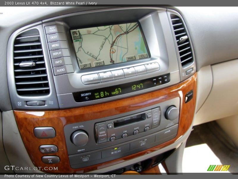 Blizzard White Pearl / Ivory 2003 Lexus LX 470 4x4
