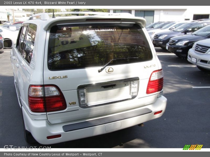Blizzard White Pearl / Ivory 2003 Lexus LX 470 4x4