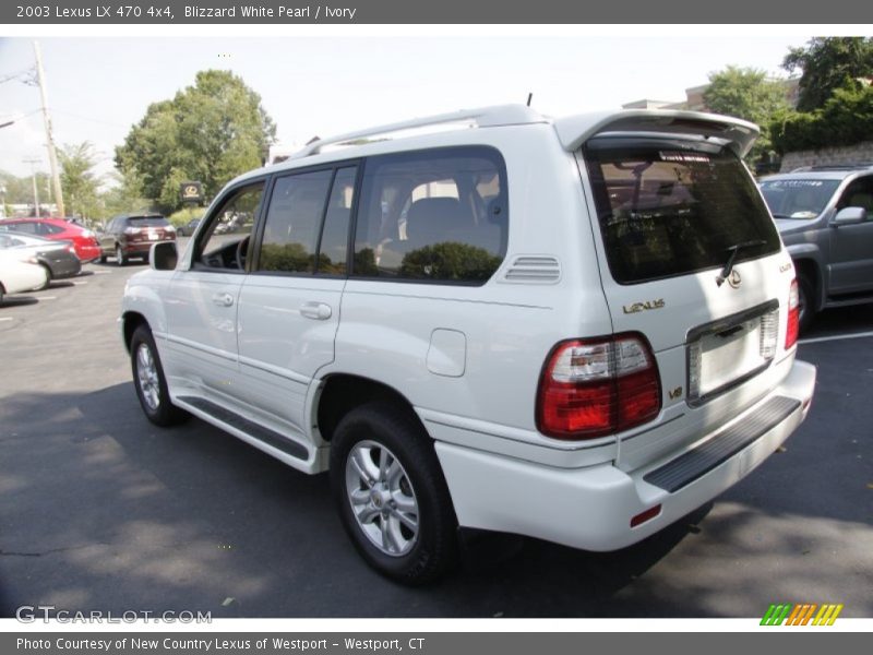 Blizzard White Pearl / Ivory 2003 Lexus LX 470 4x4