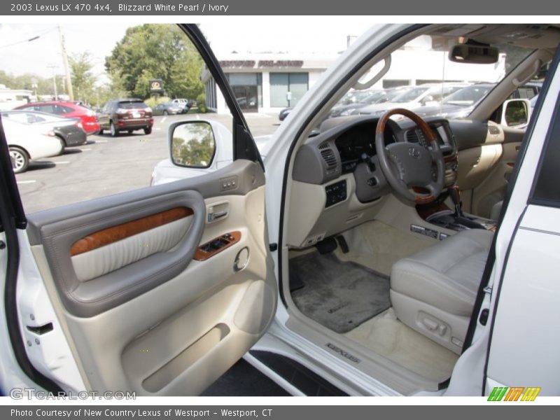 Blizzard White Pearl / Ivory 2003 Lexus LX 470 4x4