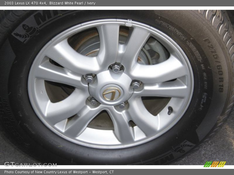Blizzard White Pearl / Ivory 2003 Lexus LX 470 4x4