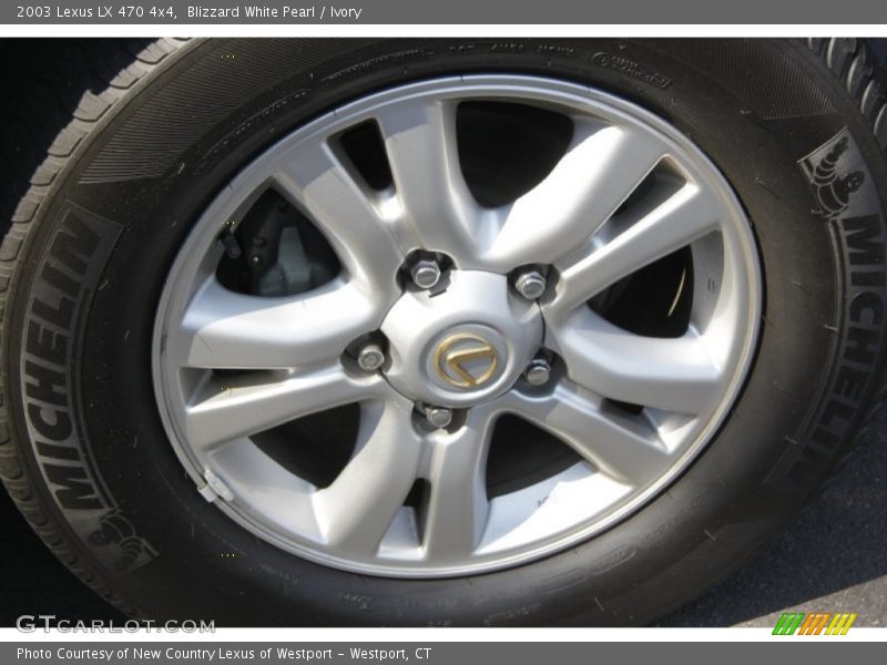 Blizzard White Pearl / Ivory 2003 Lexus LX 470 4x4