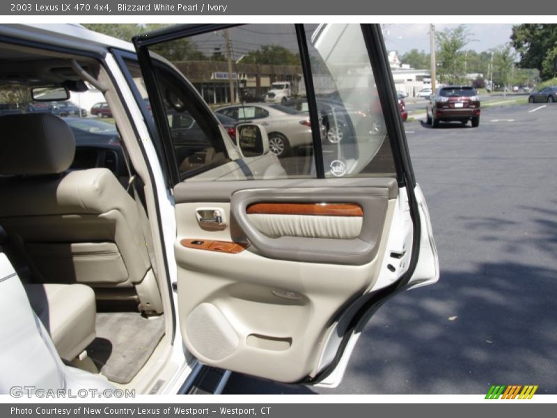 Blizzard White Pearl / Ivory 2003 Lexus LX 470 4x4