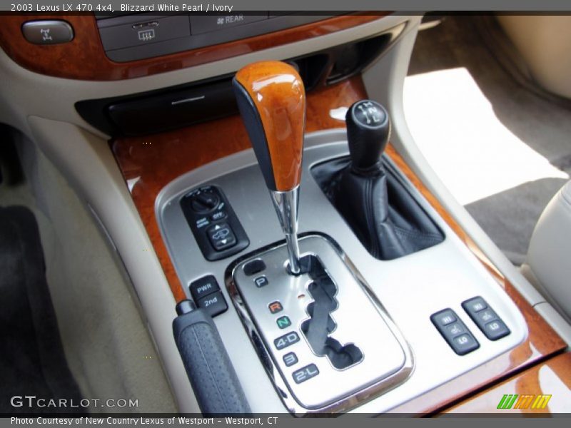 Blizzard White Pearl / Ivory 2003 Lexus LX 470 4x4