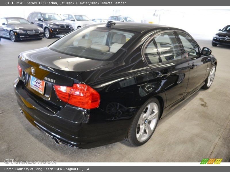 Jet Black / Oyster/Black Dakota Leather 2011 BMW 3 Series 335i Sedan
