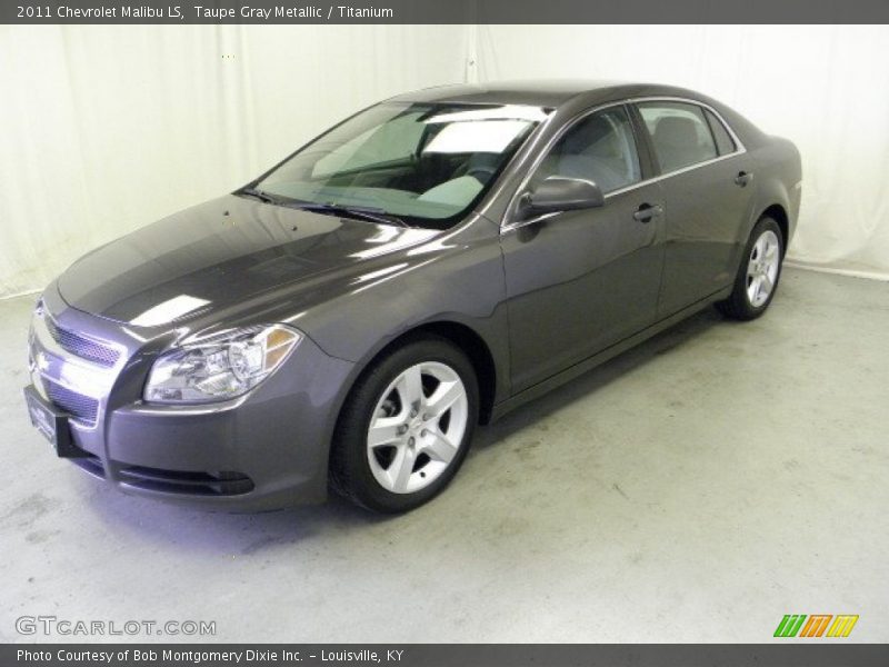 Taupe Gray Metallic / Titanium 2011 Chevrolet Malibu LS