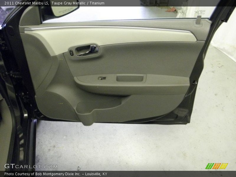 Taupe Gray Metallic / Titanium 2011 Chevrolet Malibu LS