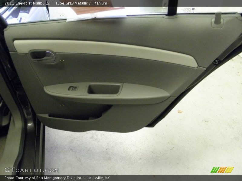 Taupe Gray Metallic / Titanium 2011 Chevrolet Malibu LS