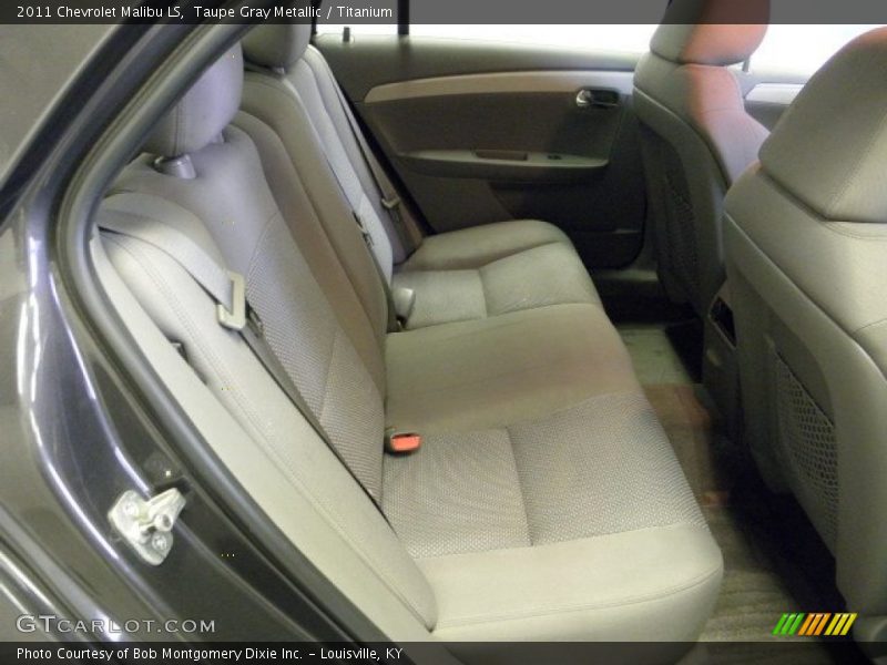 Taupe Gray Metallic / Titanium 2011 Chevrolet Malibu LS