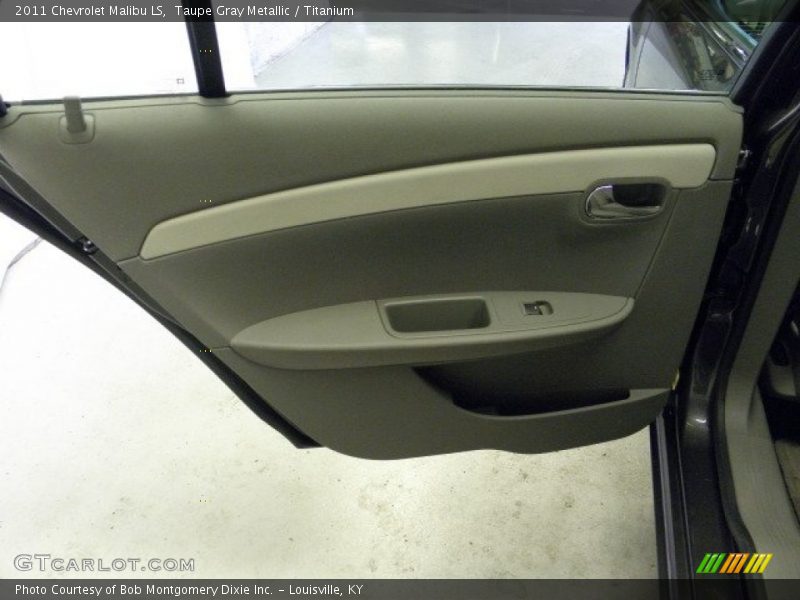 Taupe Gray Metallic / Titanium 2011 Chevrolet Malibu LS