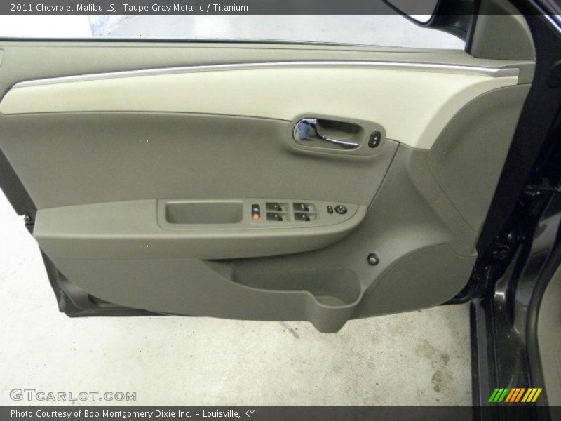 Taupe Gray Metallic / Titanium 2011 Chevrolet Malibu LS