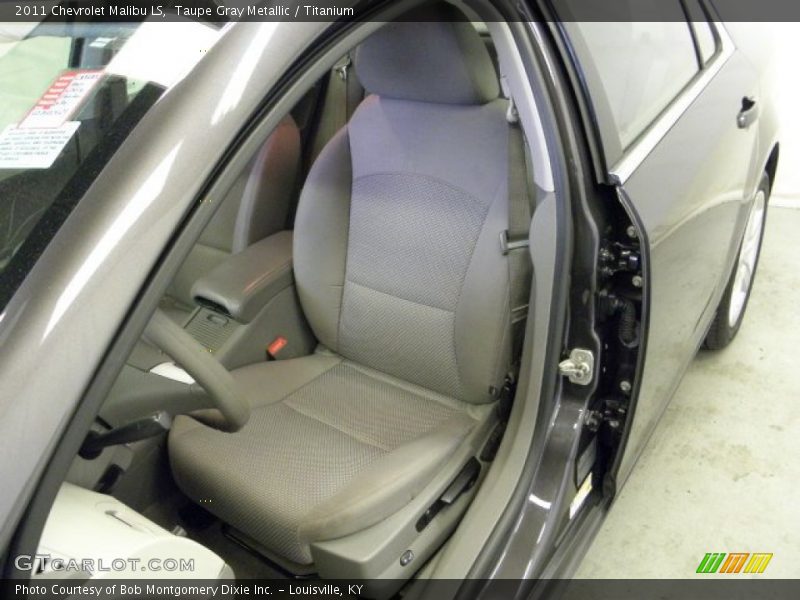 Taupe Gray Metallic / Titanium 2011 Chevrolet Malibu LS