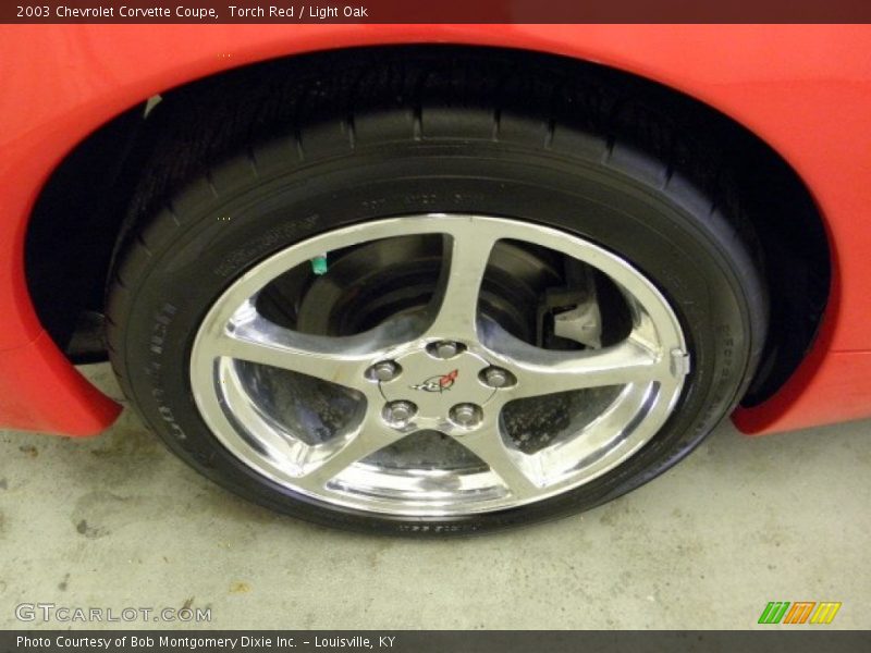 Torch Red / Light Oak 2003 Chevrolet Corvette Coupe