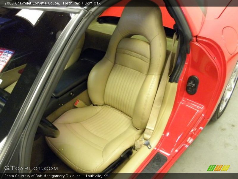Torch Red / Light Oak 2003 Chevrolet Corvette Coupe